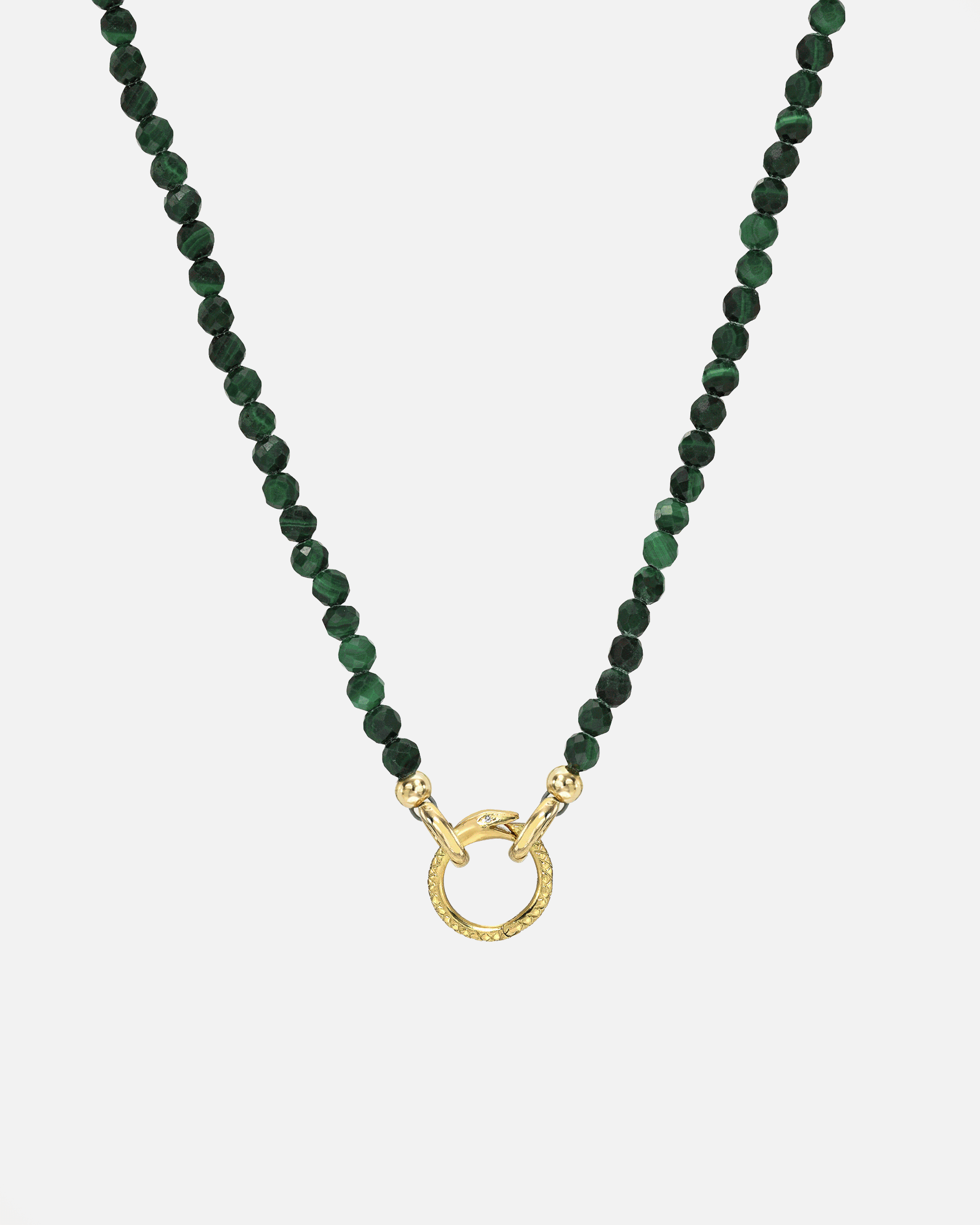 14K Gold Charm Holder Necklace by Zoe Lev Jewelry