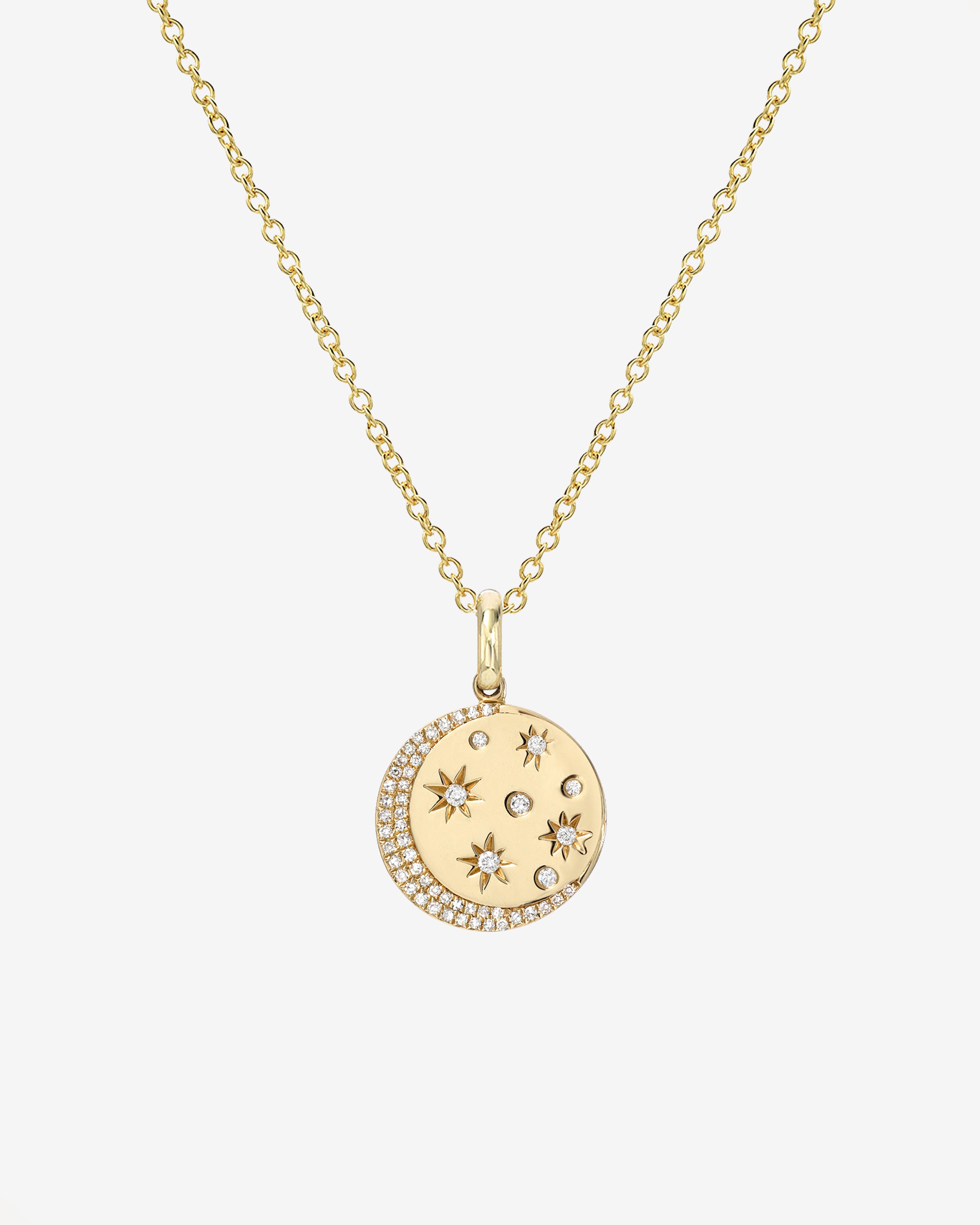 14K Diamond Celestial Necklace
