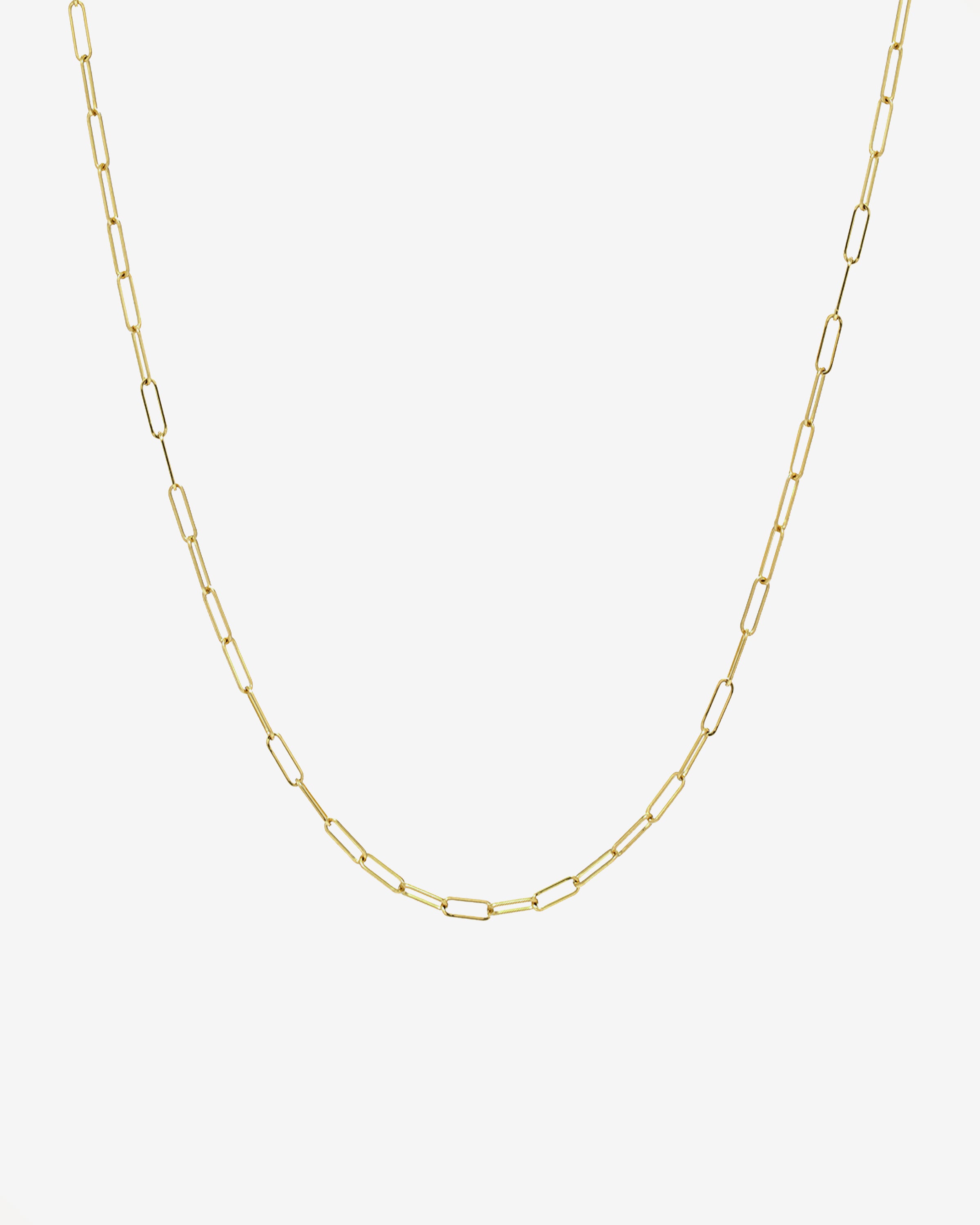 14Kゴールド 14k Gold Open Link Chain Necklace