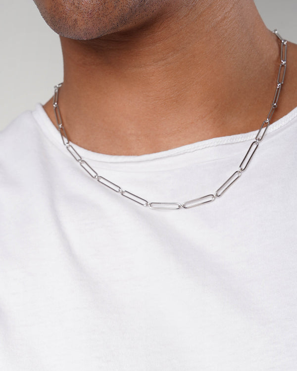 Large Segment Paper Clip Chain Zoe Lev Jewelry