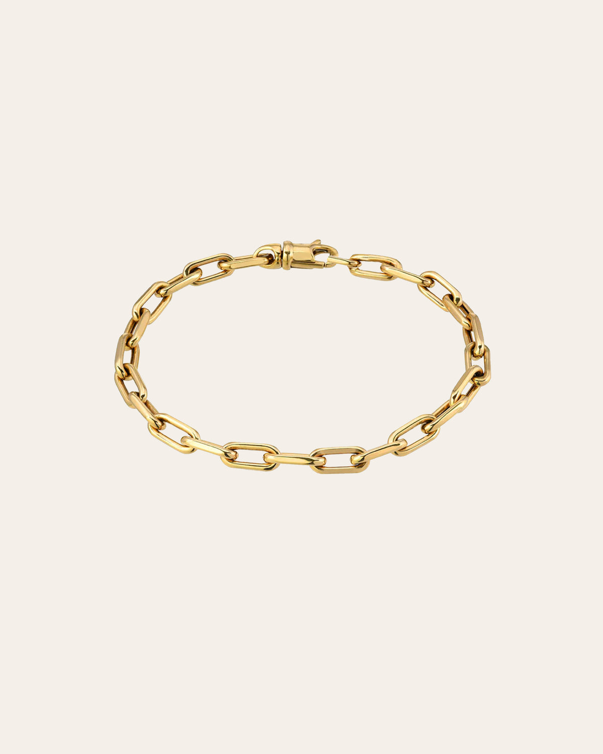 14k Gold Extra Large Open Link Chain Anklet