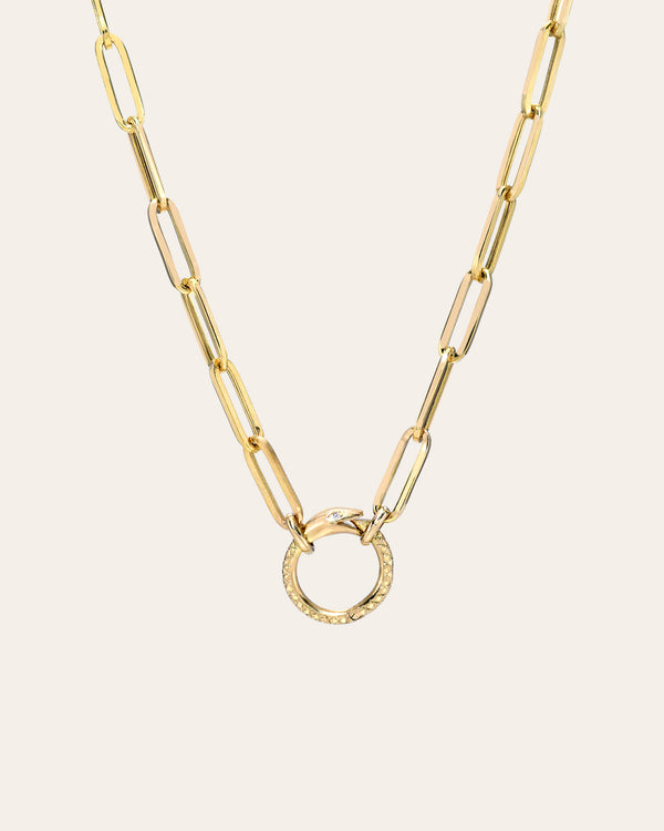 14k Gold Enhancer Clasp - Zoe Lev Jewelry