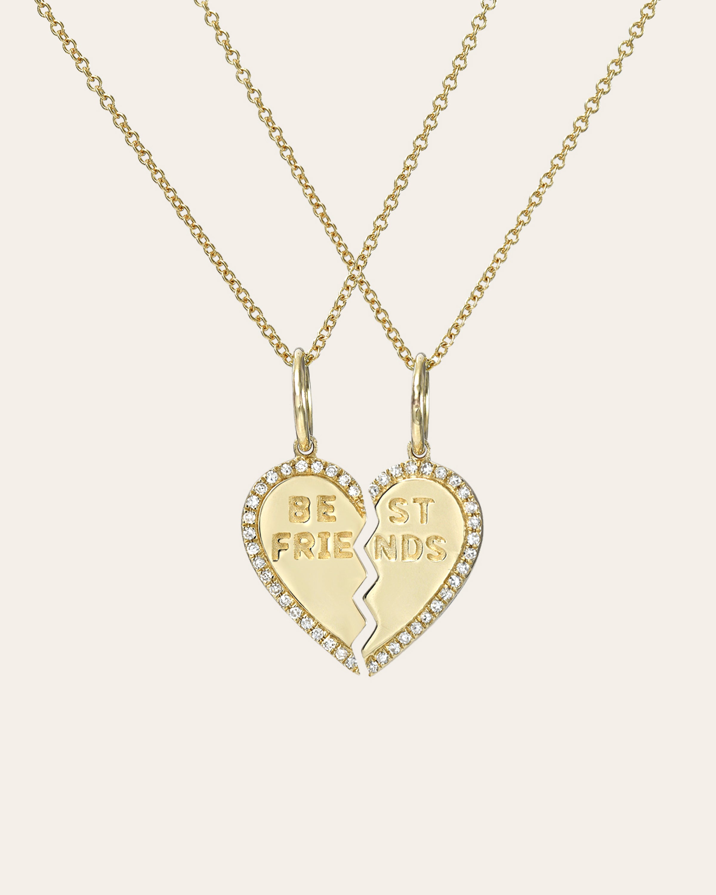 Best Friend Necklace Set – Zoe Lev Jewelry