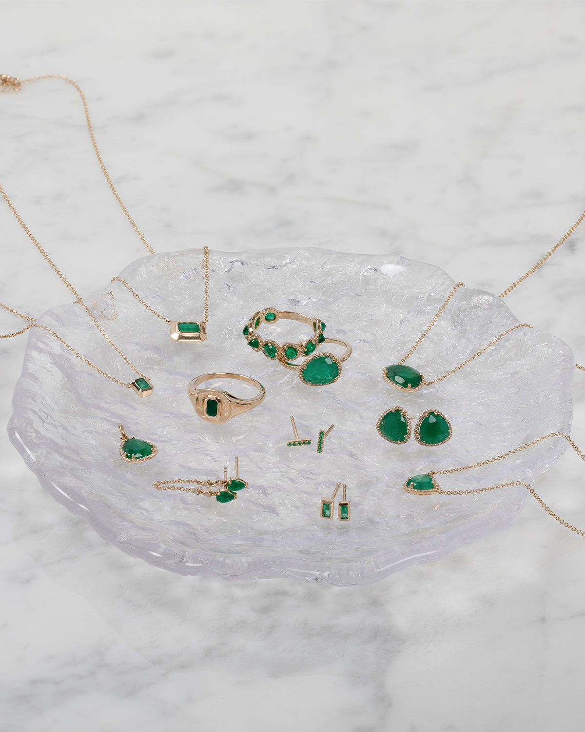 Diamond Emerald Pendant