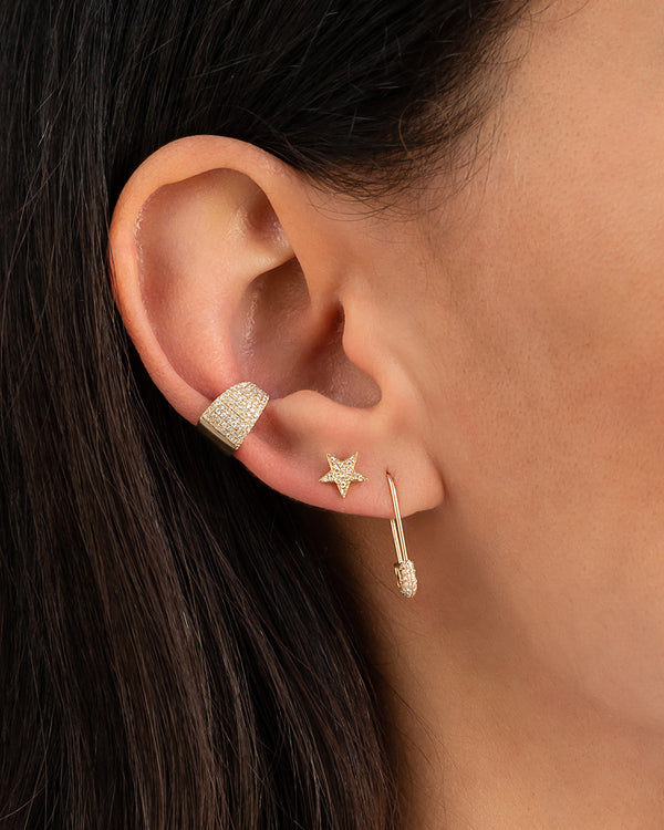 Jumbo Diamond Ear Cuff