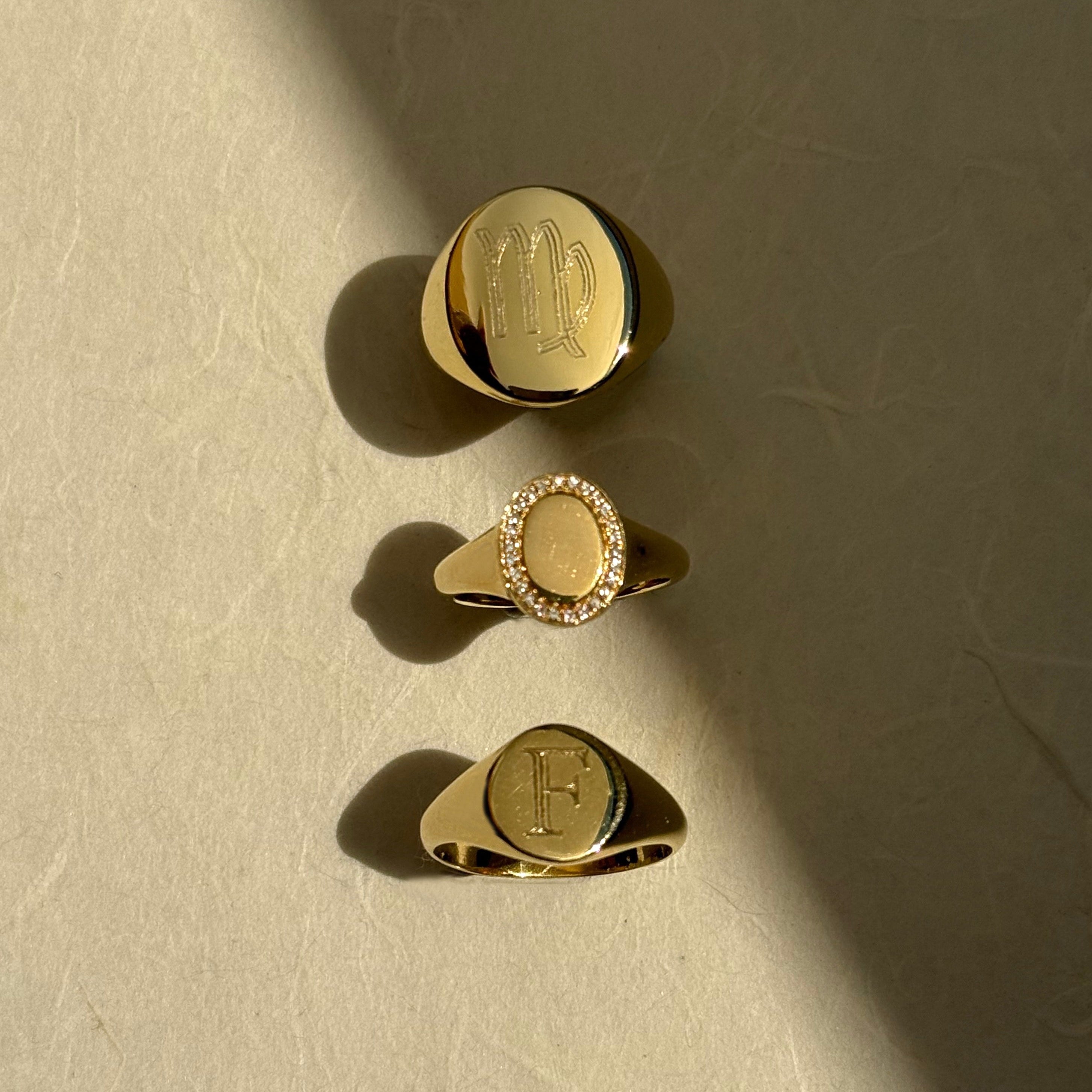 Personalized Signet Rings