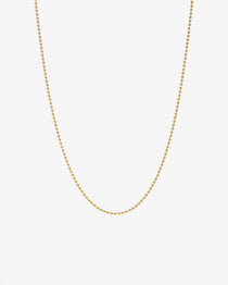 14k Gold Ball Chain Necklace Chains Zoe Lev Jewelry