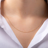 14k Gold Cable Link Chain Necklace Chains Zoe Lev Jewelry