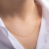 14k Adjustable Cable Chain