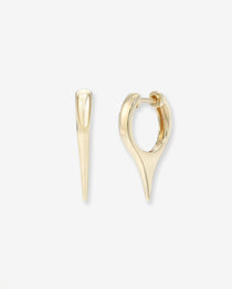 14K Gold Dagger Huggies Hoops & Huggies Zoe Lev Jewelry