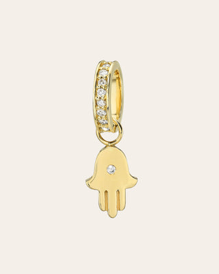 Diamond Eternity Heirloom Charm with Hamsa