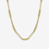 14K Gold Elongated Paper Clip Chain Necklace Chains Zoe Lev Jewelry
