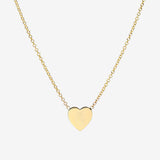 Kids 14K Gold Heart Necklace Kids Zoe Lev Jewelry
