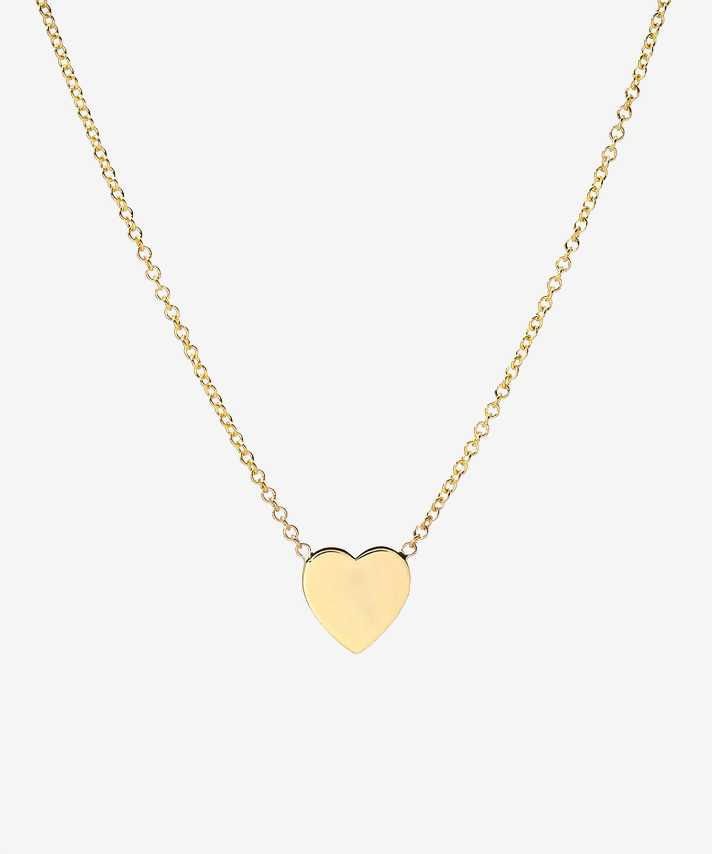 Kids 14K Gold Heart Necklace Kids Zoe Lev Jewelry