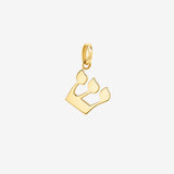 14K Gold Hebrew Initial Pendant Personalized Zoe Lev Jewelry