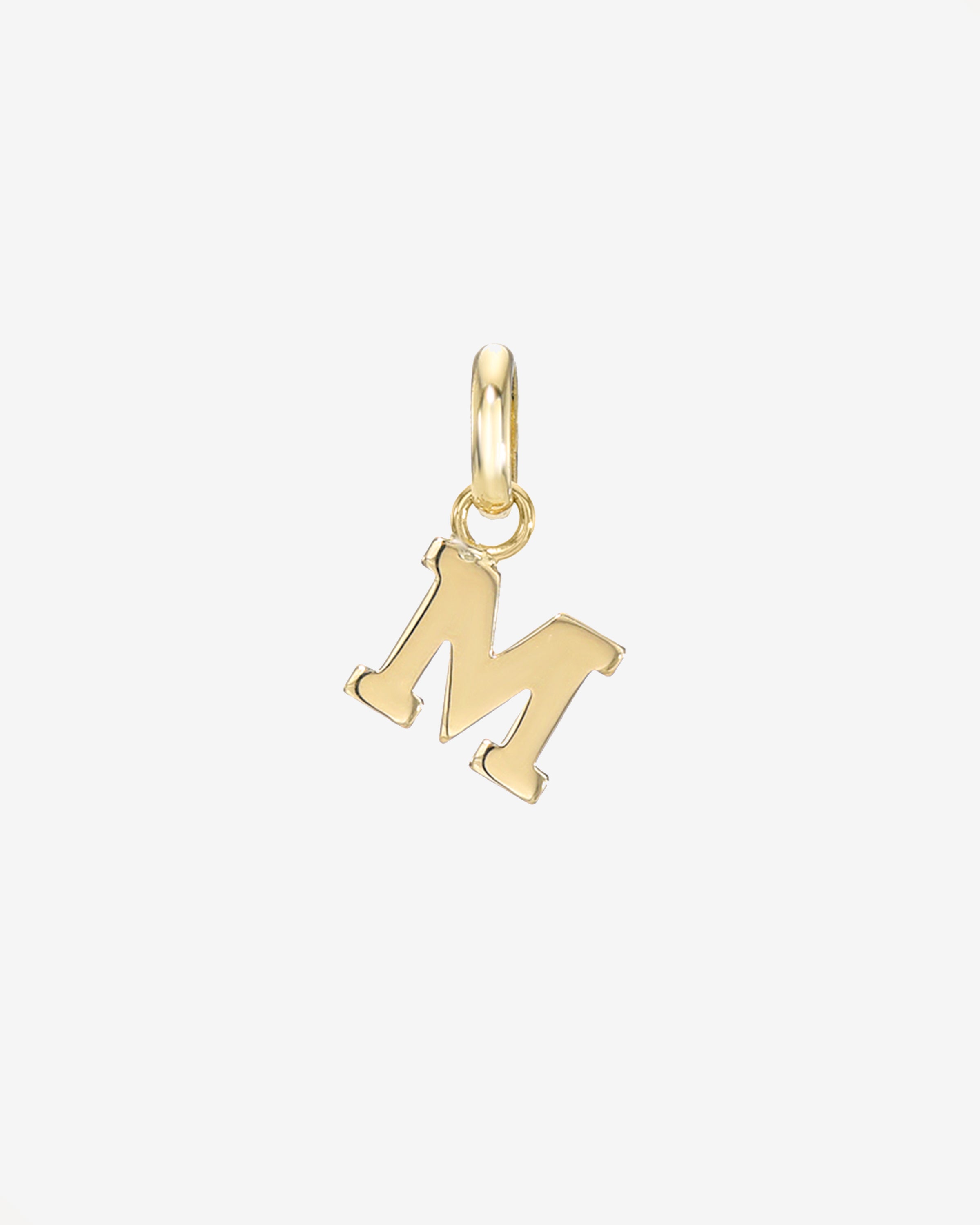 14k Gold Initial Pendant Personalized Zoe Lev Jewelry