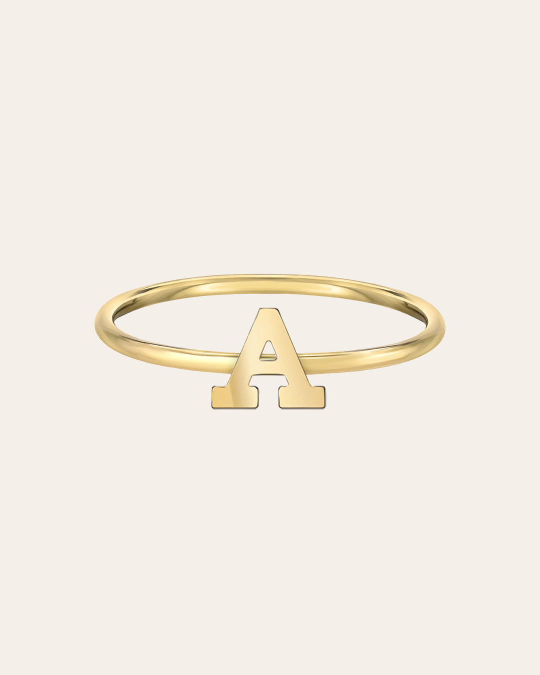 Initial Letter Rings – beautybynel