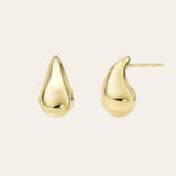 14K Gold Medium Teardrop Stud Earrings Studs Zoe Lev Jewelry