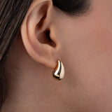 14K Gold Medium Teardrop Stud Earrings Studs Zoe Lev Jewelry