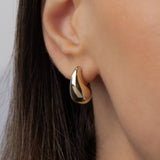 14K Gold Medium Teardrop Stud Earrings Studs Zoe Lev Jewelry