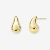14K Gold Medium Teardrop Stud Earrings Studs Zoe Lev Jewelry