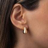14K Gold Medium Teardrop Stud Earrings Studs Zoe Lev Jewelry