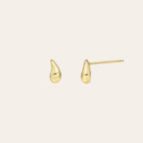 14K Gold Mini Teardrop Stud Earrings Studs Zoe Lev Jewelry