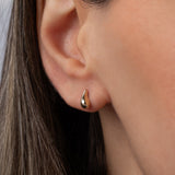 14K Gold Mini Teardrop Stud Earrings Studs Zoe Lev Jewelry