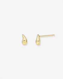 14K Gold Mini Teardrop Stud Earrings Studs Zoe Lev Jewelry