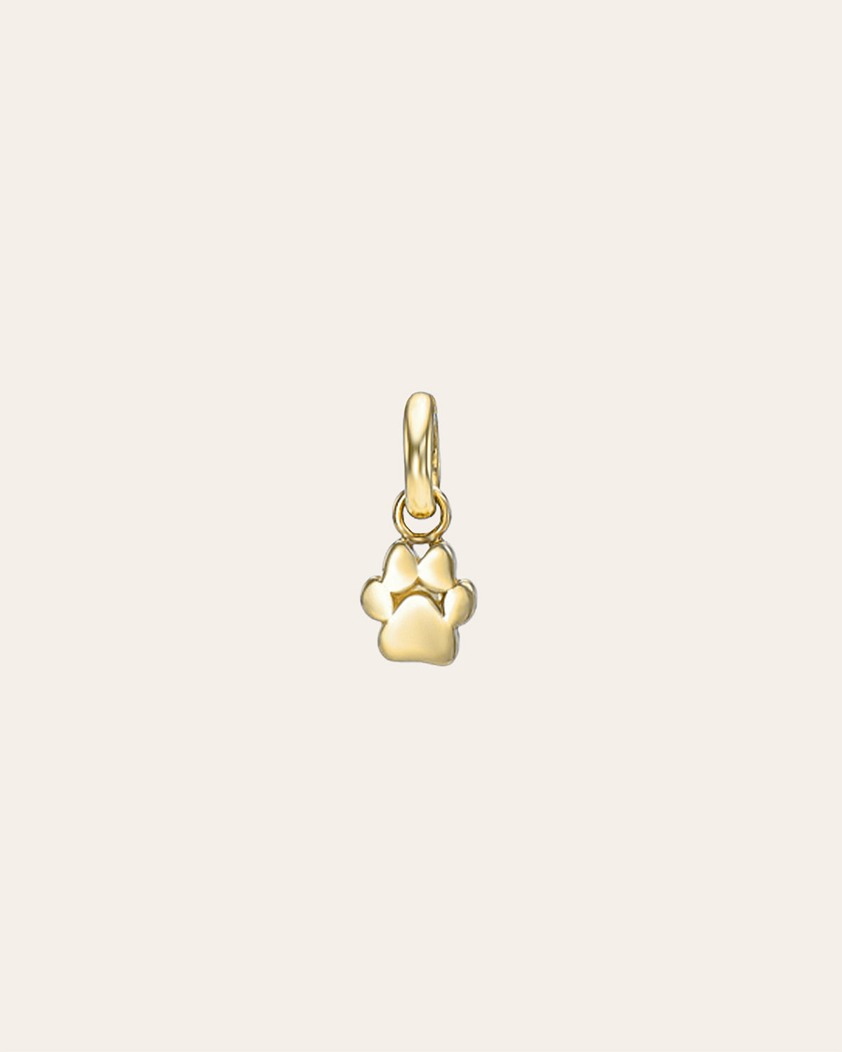 14K Gold Paw Pendant Zoe Lev Jewelry