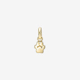 14K Gold Paw Pendant