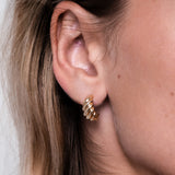 14k Small Croissant Studs - Pair SAMPLE SALE Zoe Lev Jewelry