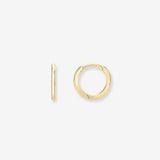 14K Gold Small Huggie Earrings Hoops & Huggies Zoe Lev Jewelry