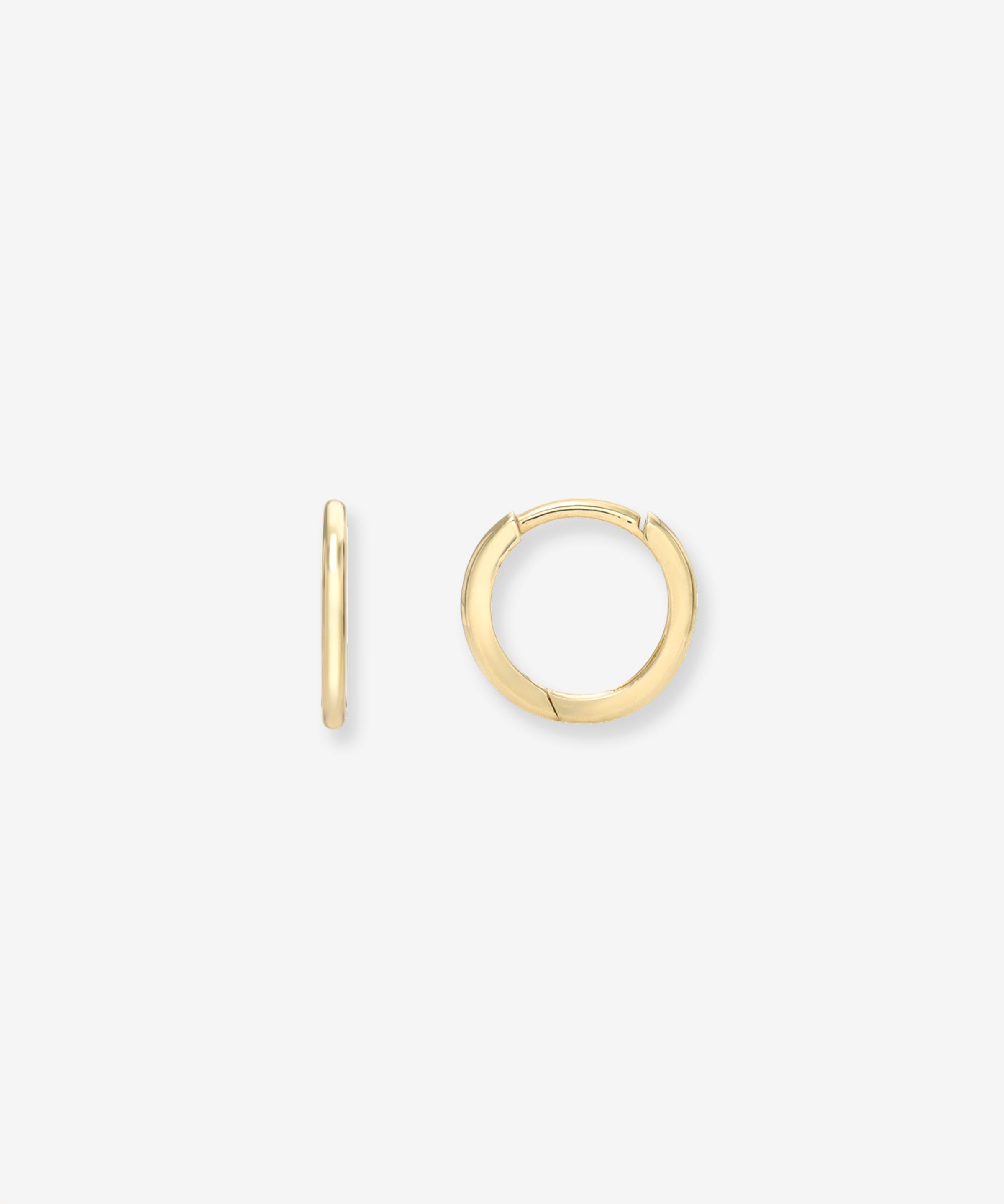 14K Gold Small Huggie Earrings Hoops & Huggies Zoe Lev Jewelry