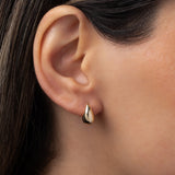 14K Gold Small Teardrop Stud Earrings Studs Zoe Lev Jewelry