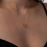 14K Yellow Gold Thick Ribbed Heirloom Charm SAMPLE SALE Zoe Lev Jewelry