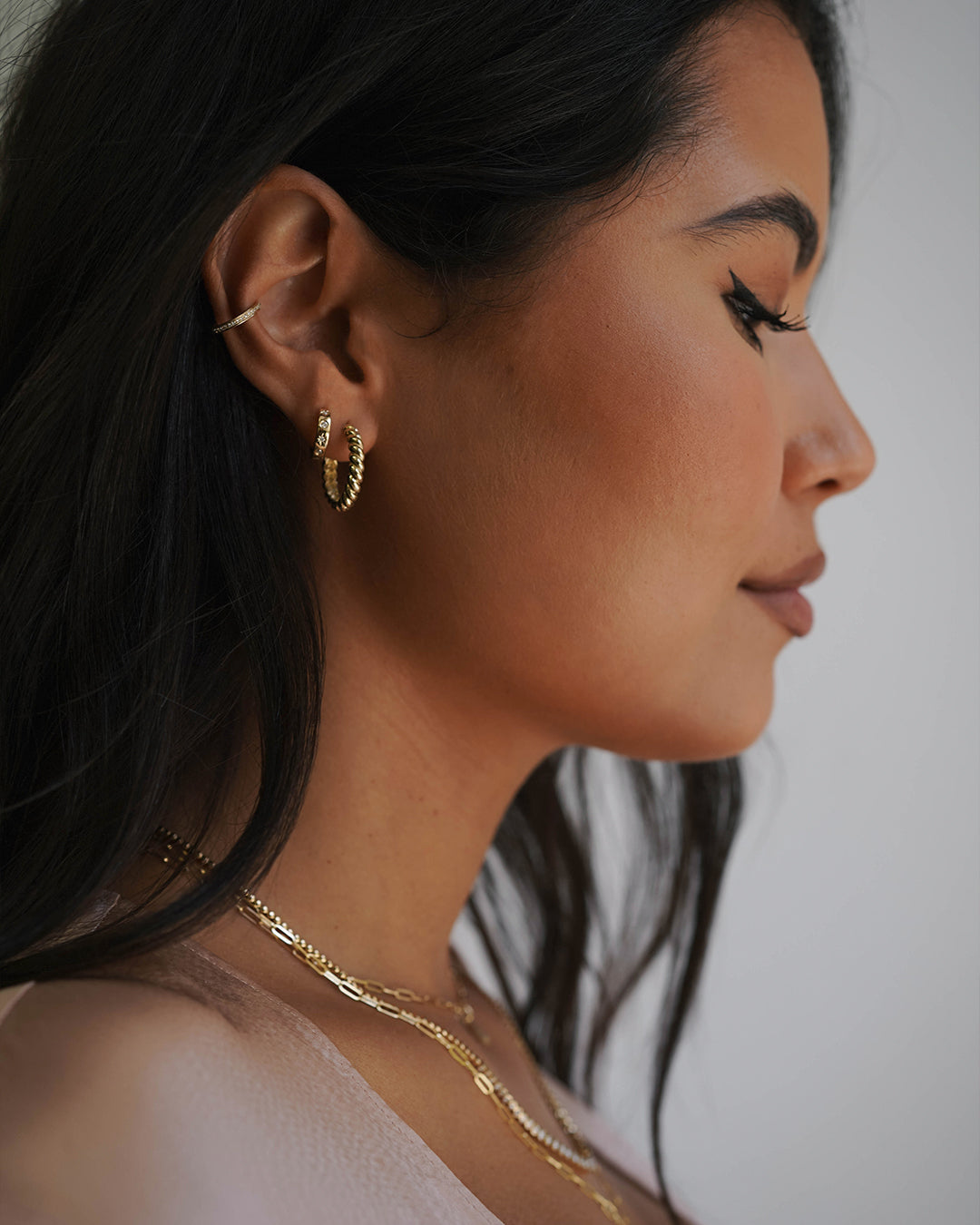 Diamond Starburst Huggie Earrings Hoops & Huggies Zoe Lev Jewelry