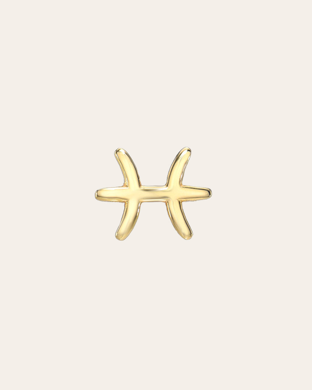 14K Gold Zodiac Stud Earring Personalized Zoe Lev Jewelry