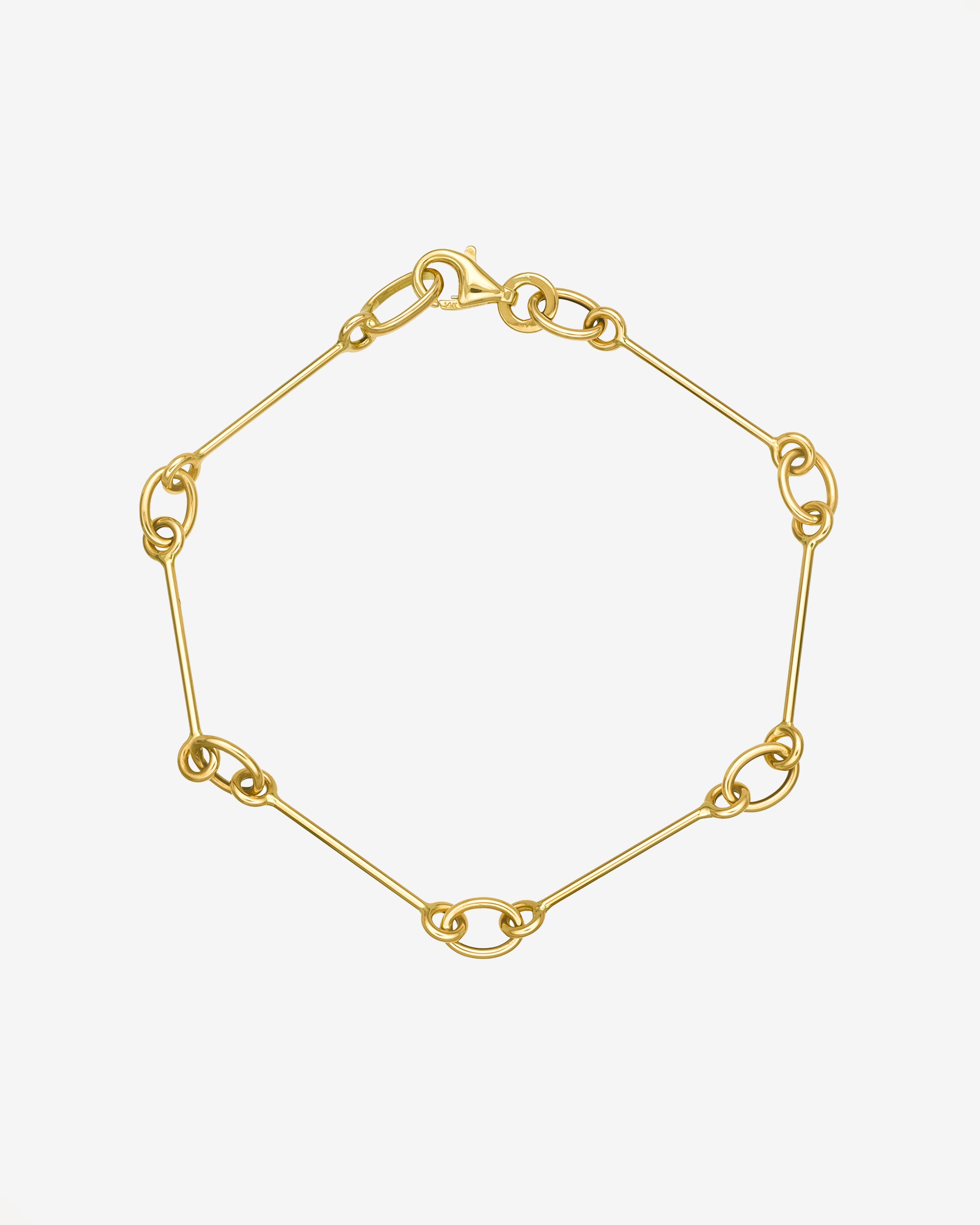 14k Bone Link Bracelet Chains Zoe Lev Jewelry