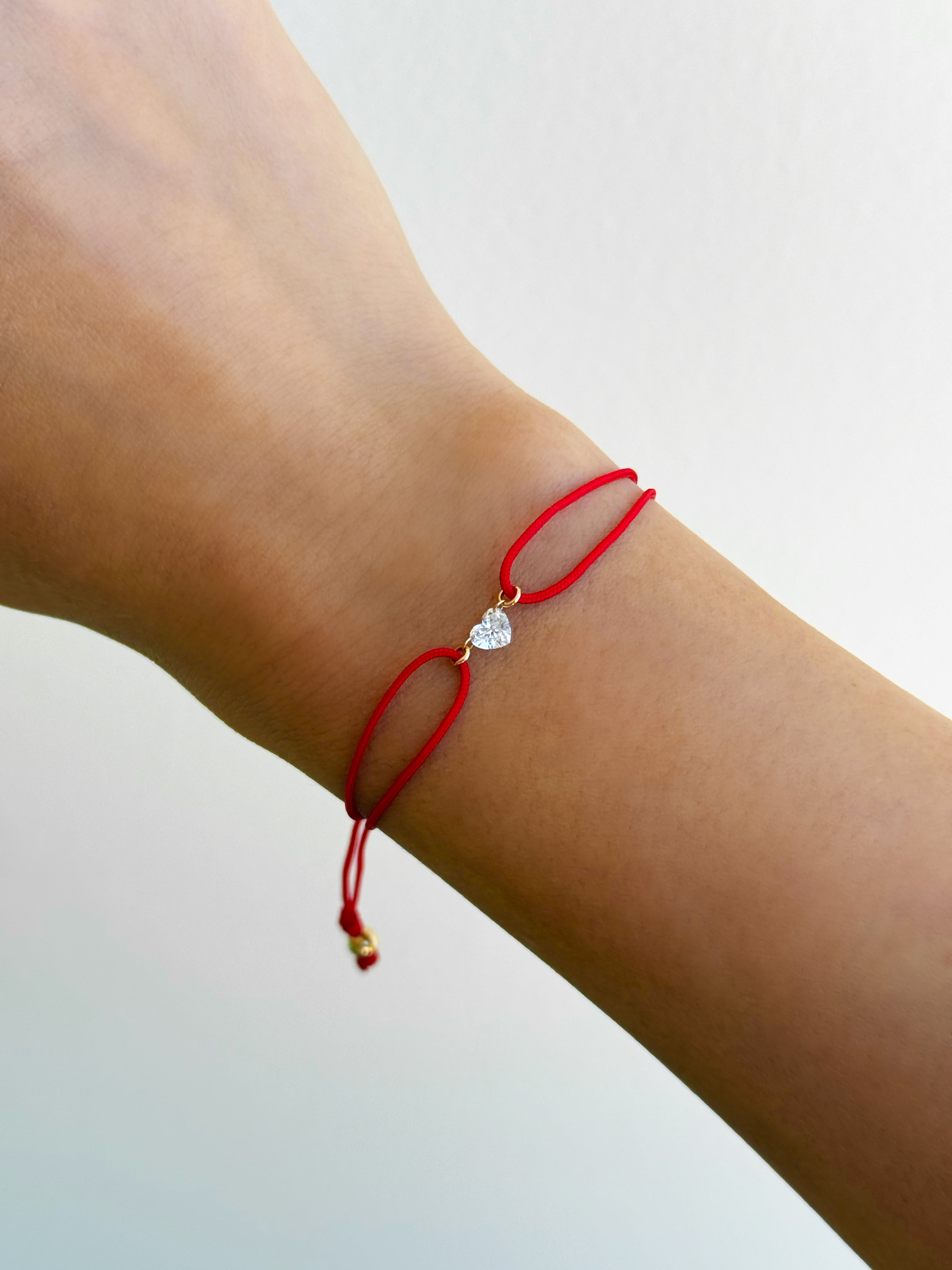 14k Floating Lab Diamond Fortune Bracelet Fortune Zoe Lev Jewelry