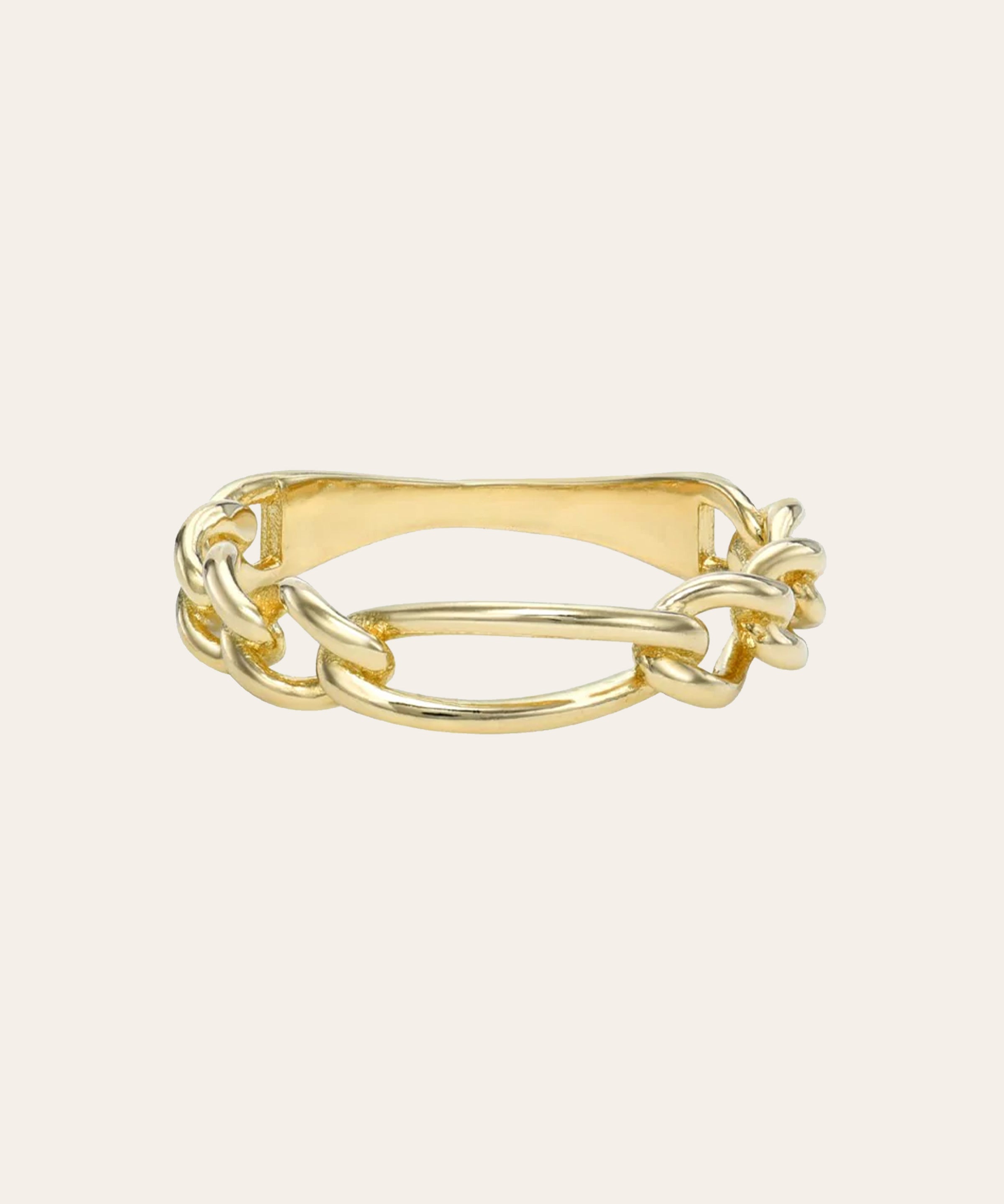 14K Gold Figaro Ring Chains Zoe Lev Jewelry