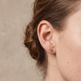 14k Gold Knot Studs Studs Zoe Lev Jewelry