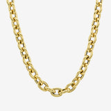 14k Gold Large Oval Link Chain Necklace Chains Zoe Lev Jewelry