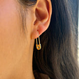 Safety Pin Earring SAMPLE SALE Zoe Lev Jewelry