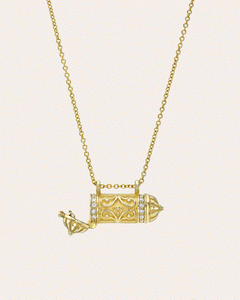 14k Gold Heart Necklace - Zoe Lev Jewelry