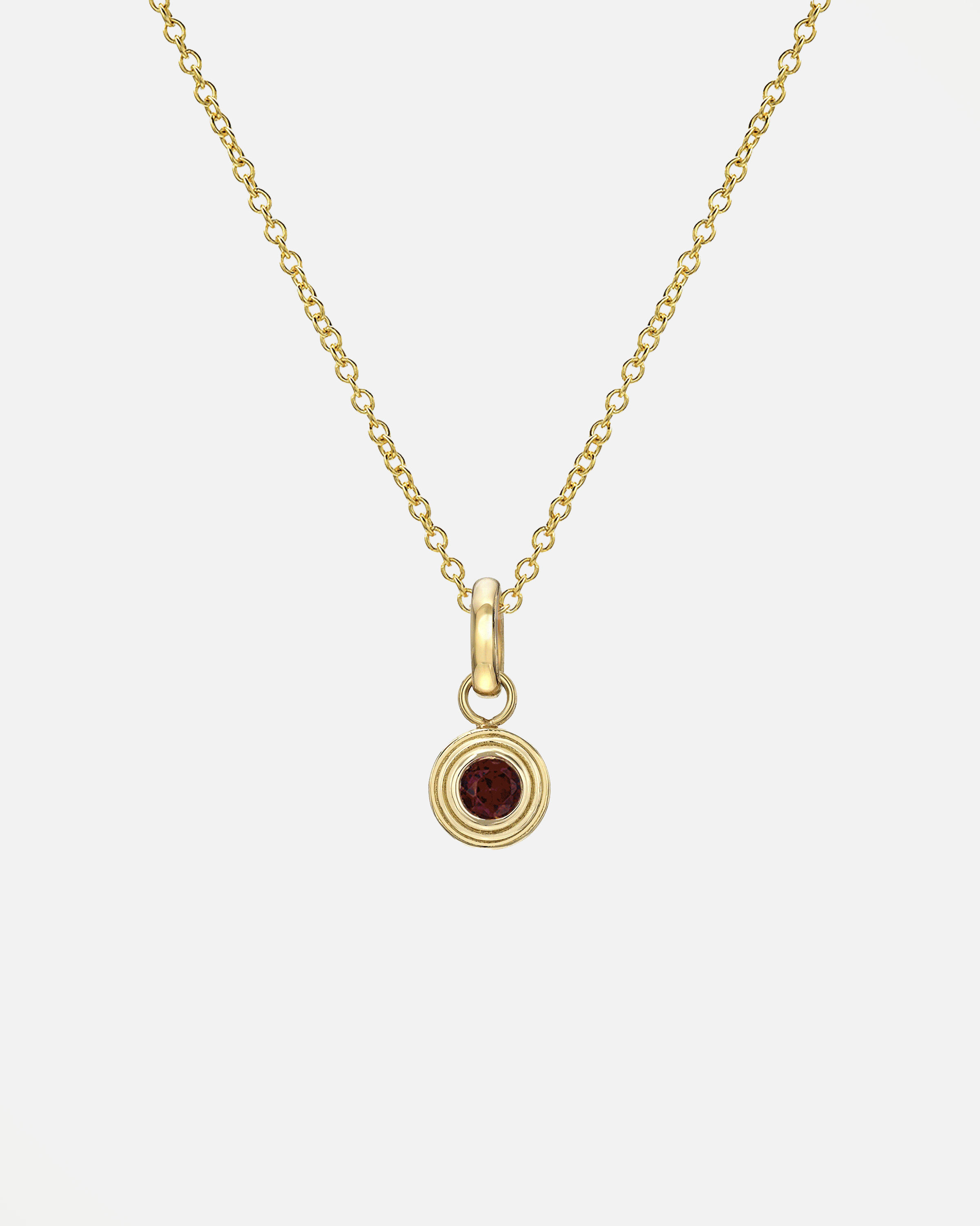 14k Gold Triple Birthstone Bezel Pendant Necklace Personalized Zoe Lev Jewelry