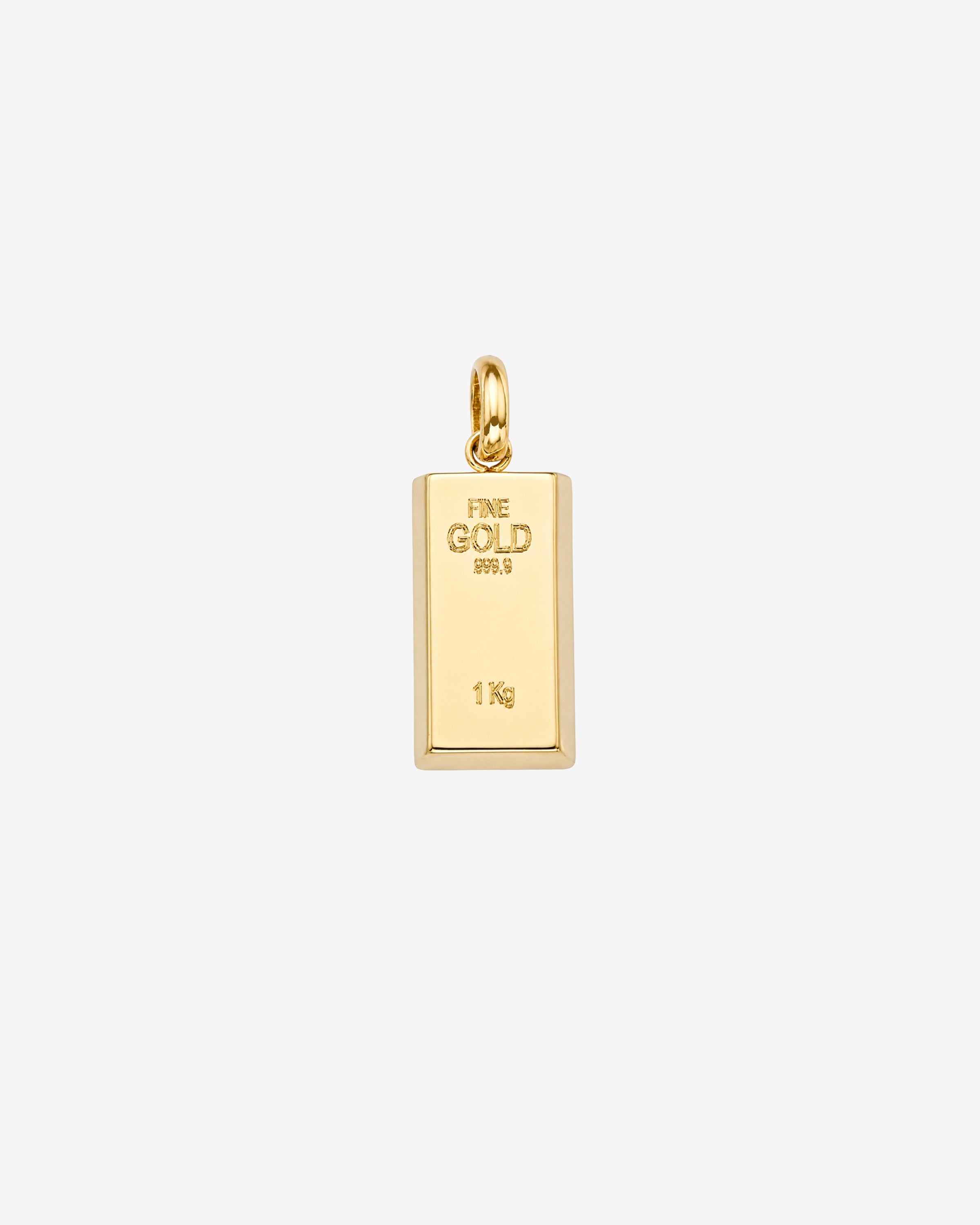 14K Gold Bar Pendant Zoe Lev Jewelry