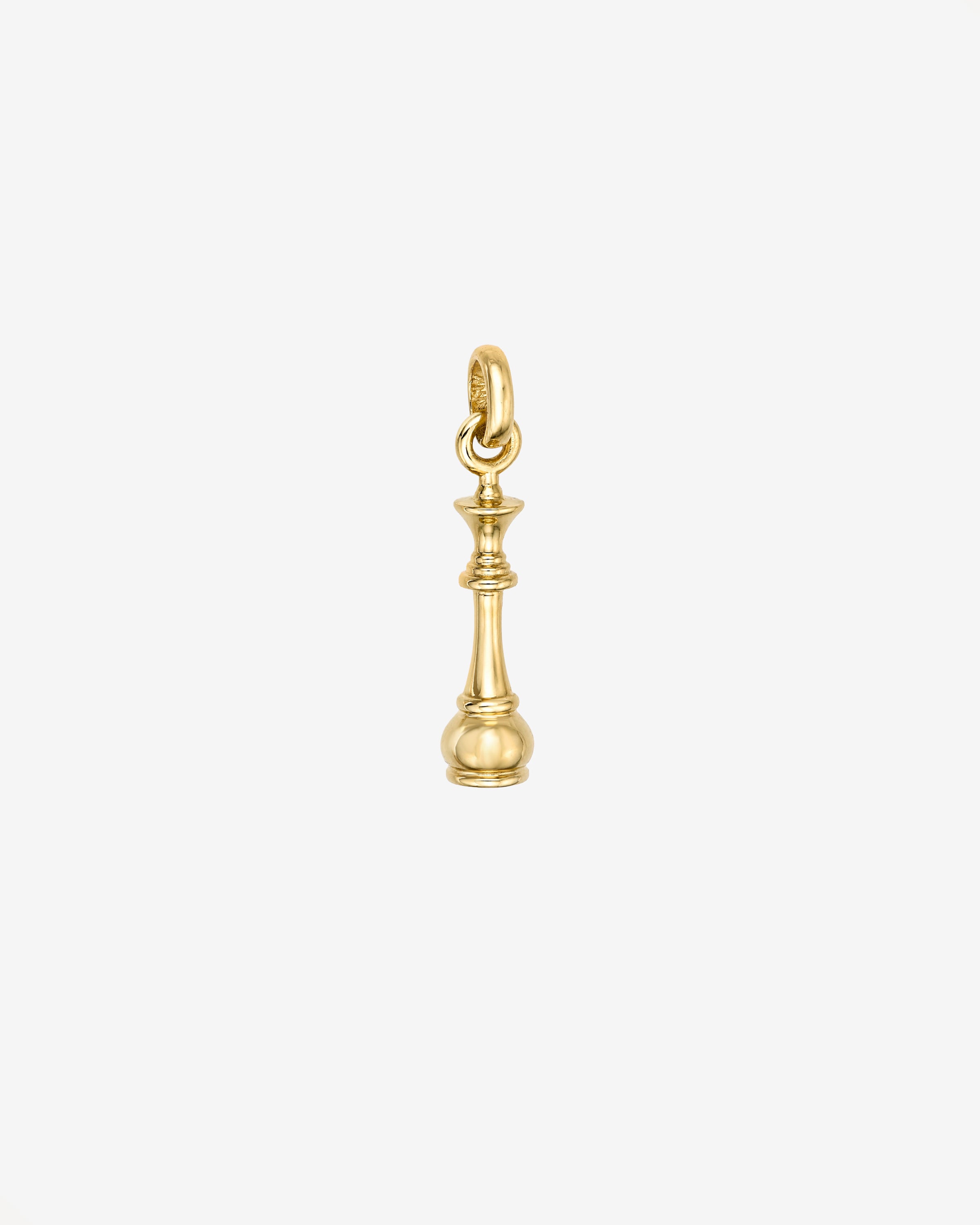 14K Gold Chess Queen Pendant Zoe Lev Jewelry