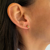 14k Gold Knot Studs Studs Zoe Lev Jewelry