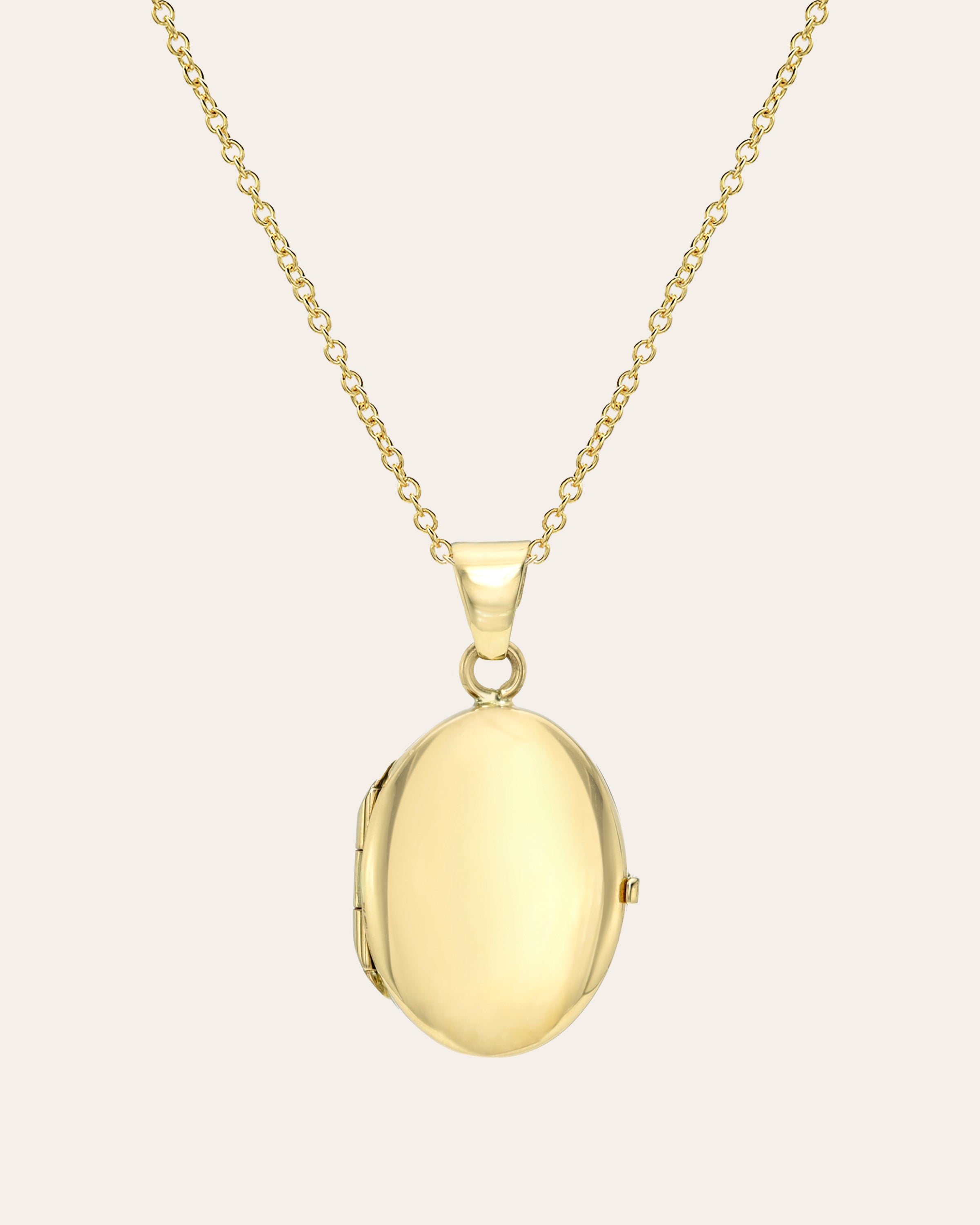 14k Gold Locket Necklace Personalized Zoe Lev Jewelry